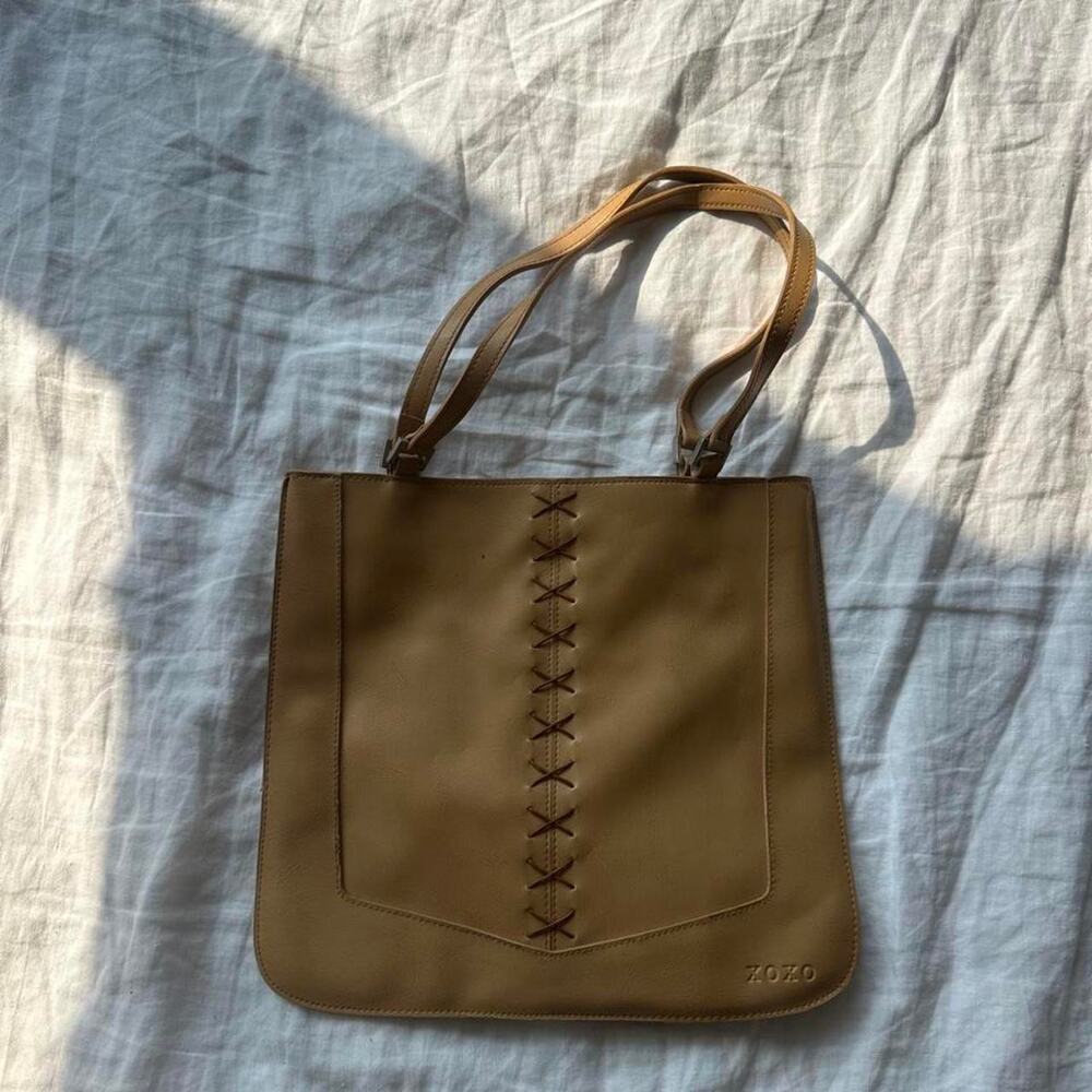 Vintage vinyl xoxo bag